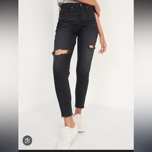 Old Navy Black OG Straight Leg Jeans
